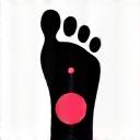 Foot pressure analysis icon
